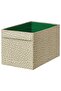 SLÄKT Box, beige, 55 x 33 x 33 cm