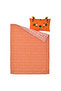 NATTHÄGER Duvet cover and pillowcase, orange/tiger, 150 x 200/50 x 80 cm - 2