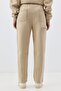 Women's premium pocket detailed tracksuit bottom stone 2033 - 3