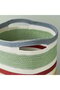 STRANDSKATA Storage bag, braided/multicolour, 20 cm - 5