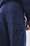 Men's Premium Hooded Pocket Detailed Tracksuit Set Indigo 2033 - 7