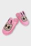 Warm Winter Women's House Slippers with Cute Rabbit Figure Pink - 7