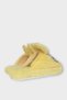 Warm Winter Women's House Slippers with Cute Rabbit Figure Yellow - 7