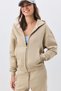 Women's premium zip-up hoodie - stone 2032 - 3