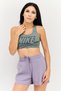 Women Brand Logo Non-Padded Sports Bra, Grey