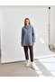 Stripe Pattern Viscose Tunic Indigo - 3