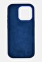 iPhone 16 Pro Morphix Silicone Case With Grip Stand, Dark Blue - 3