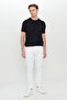 Men's Black Cotton Standard Fit Regular Cut Crew Neck Knitwear T-Shirt - 2