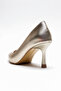 Women's Elegant Heeled Pointed Toe Stiletto Harly Gold - 4