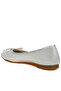 Women Metallic Ballet Flats in Silver - 2