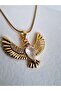 Gold Color Zircon Stone Phoenix Necklace