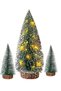 3 Pieces of Christmas Tree Ornaments (1 Self-Luminous 15 cm + 2 Shimmering Pine Trees) - 2