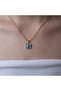 Sea Shell Steel Necklace-Blue