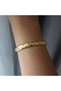 Solara Steel Bracelet-Gold