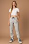 2-Piece Girls' Jogger Pants with Side Piping and Elasticated Legs ---- Crop Is Not Included - 4