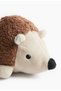 Hedgehog-Shaped Rattle Soft Plush Toy 10 cm - 4