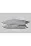 Pillow Mitili 2 Pieces White with Zipper (48X67) High Quality Durable Beautiful Stylish - 2