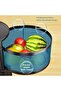 Rolling Storage Cart, Mobile Mesh Organiser with Wheels, White Metal Basket Tower for Kitchen - 6