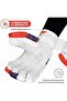 Intense Attitude Leather Cricket Batting Gloves, Youth Right (Red Purple) - 2