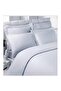 White Hotel Style Cotton Satin Double Duvet Cover Set - 3