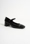 Estelle Black Blunt Toe Women's Patent Leather Heeled Shoes (5cm) - 3