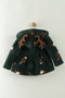 Girl baby hooded jacket 3-piece set (sweatshirt, pants, jacket) (9-12-18 months) - 3