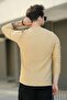 Jordao Ribbed Slim Fit Lycra Crew Neck Men's Long Sleeve Tshirt - 4