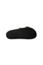 Yazkiş Women's Black Cream Double Buckle Buckle Shiny Stone Cork Sole Slippers - 3