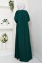 Casual Hajj and Umrah Trip Pleated Halter Neck Ferace - 8