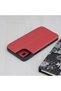 Husa iPhone 15 Plus Leather View flip tip carte, rosu - 2