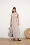 Women's Long Gilet Dress Coat Set - 4