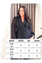 Women's Black Plus Size Jacket Collar Stone Detailed Long Sleeve Evening Dress Two Piece Set - 5