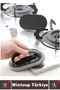 Ergonomic Kitchen Pot Pan Stubborn Dirt Remover Bathroom Tile Cleaner Dishwashing Sponge with Handle - 2