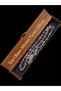 Special Design Burgundy Blue Prayer Beads, Enamel Embroidered Metal Prayer Beads, with Wooden Box