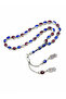 Special Design Burgundy Blue Prayer Beads, Enamel Embroidered Metal Prayer Beads, with Wooden Box - 3