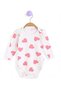 Girl's 0-3 Years Old Long Sleeve Heart Printed Snap Fastener Bodysuit / Tank Top / Zibin
