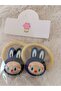 Labubu Model Double Ear Detail Trendy Rubber Children's Buckle - 3