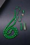 Green Master Craftsmanship 45 Grain Old French Galalite Prayer Beads