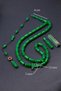 Green Master Craftsmanship 45 Grain Old French Galalite Prayer Beads - 2