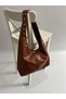 Zımba Model Hand and Women's Shoulder Bag Brown - 3