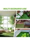 FFD Artificial Grass Tiles Interlocking 30x30cm, 9 Pcs– Self-Draining Turf Squares for Patio - 5