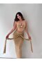 Beige Sydney Seashell Lace Skirt Two-Piece Set