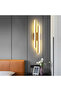 Black LED Bedroom Wall Lamp Sconce, Acrylic Lampshade Indoor Light for Living Room Corridor - 5