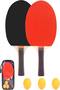 Table Tennis Racket Set with 2 Bags and 3 Ping Pong Balls - 3