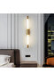 Black Luminous LED Strip Wall Light 360° Rotatable Bedside Stair Staircase Living Room Sconce - 6