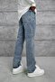 Men's Jean Trousers Mb Navy Blue Baggy with Pocket Detail - 3