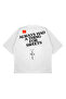 Unisex Oversize Apple Pie Travis Printed Boxy Fit Thick Fabric T-Shirt - 2