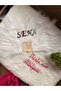 White Bridal Fan Can Be Engraved with Name Silver Color - 3
