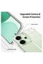 Oppo Reno 14F Compatible Silicone Case - Flexible Pastel Color Cover with Camera Protection - Transparent - 3