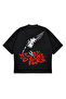 Unisex Oversize Broke Never New Printed Boxy Fit Thick Fabric T-Shirt - 2